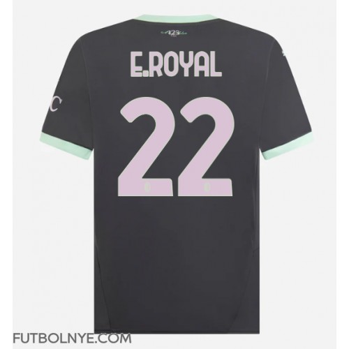 Camiseta AC Milan Emerson Royal #22 Tercera Equipación 2024-25 manga corta